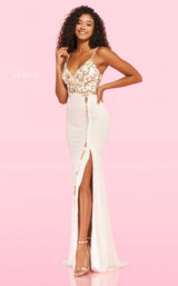 Sherri Hill 54236 Ivory/Gold