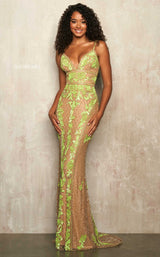 Sherri Hill 54237 Neon Green