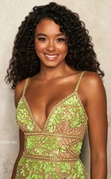 Sherri Hill 54237 Neon Green