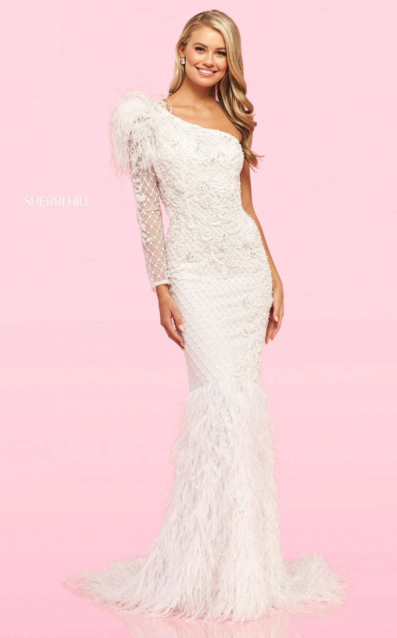 Sherri Hill 54252 Ivory