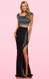 Sherri Hill 54254 Black Multi