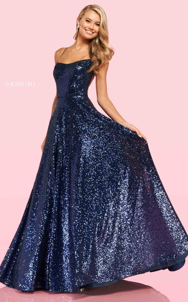 Sherri Hill 54260 Navy