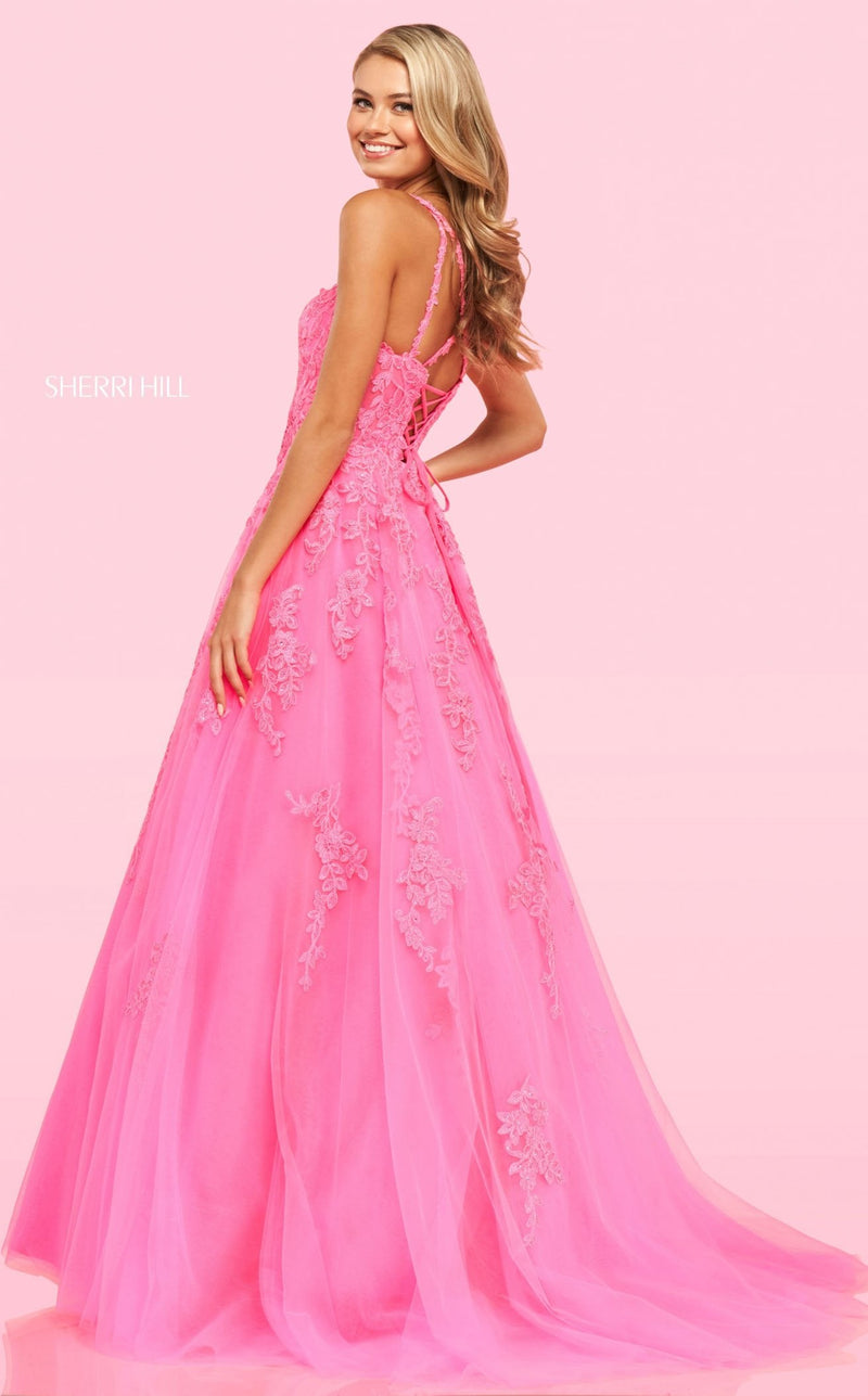 Sherri Hill 54295 Bright-Pink