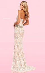 Sherri Hill 54387 Ivory-Silver-Gold-Nude