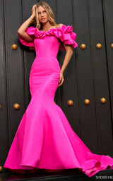Sherri Hill 54807 Bright Pink