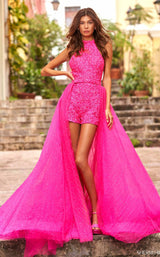 Sherri Hill 54810s SKIRT ONLY for Neon Pink