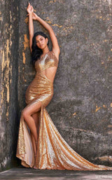 Sherri Hill 54870 Gold