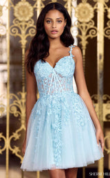 Sherri Hill 55107 Light Blue