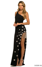 Sherri Hill 55241 Black/Silver