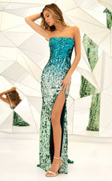 Sherri Hill 55306 Jade Ombre