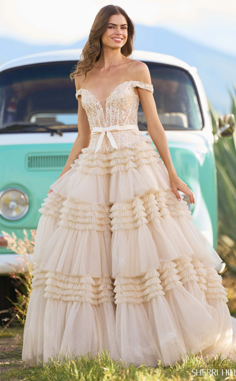 Sherri Hill 55309 Champagne