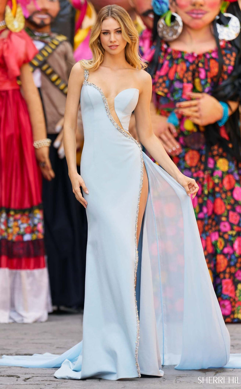 Sherri Hill 55315 Light Blue