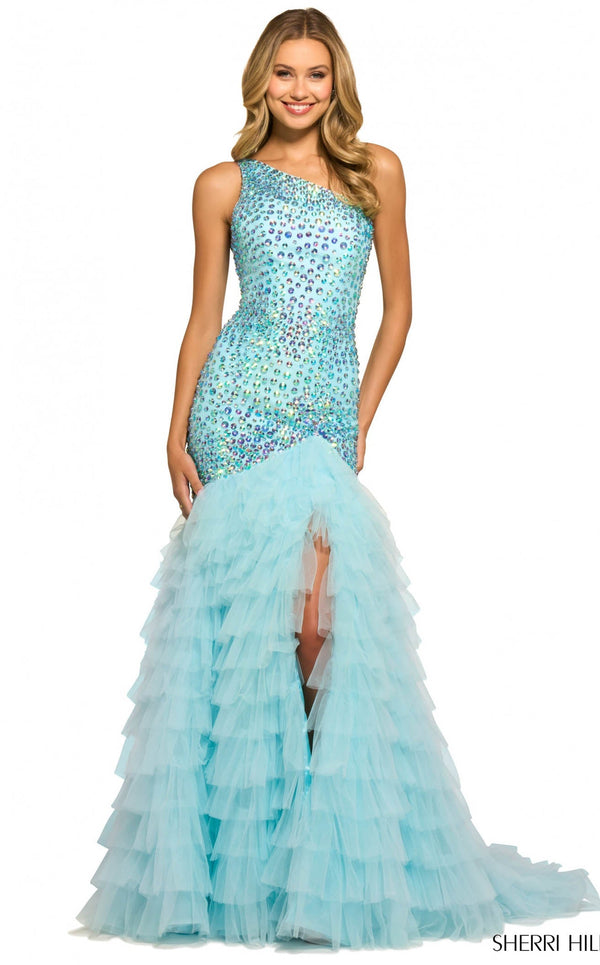 Sherri Hill 55357 Light Blue