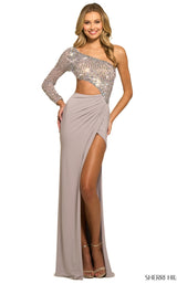 Sherri Hill 55378 Silver