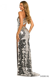 Sherri Hill 55383 Silver