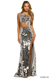 Sherri Hill 55383 Silver
