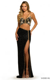 Sherri Hill 55409 Black/Gold