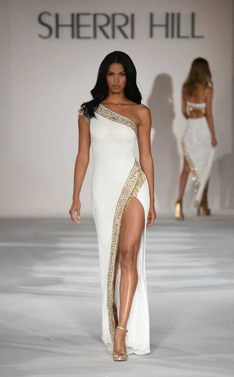 Sherri Hill 55410 Ivory/Gold