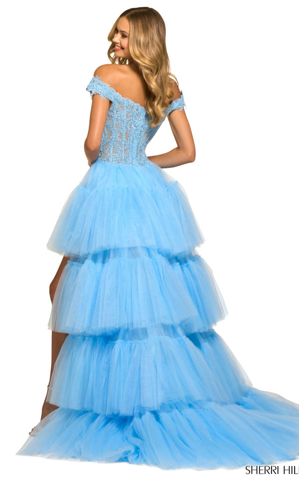 Sherri Hill 55420 Light Blue