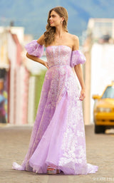 Sherri Hill 55423 Lilac/Silver