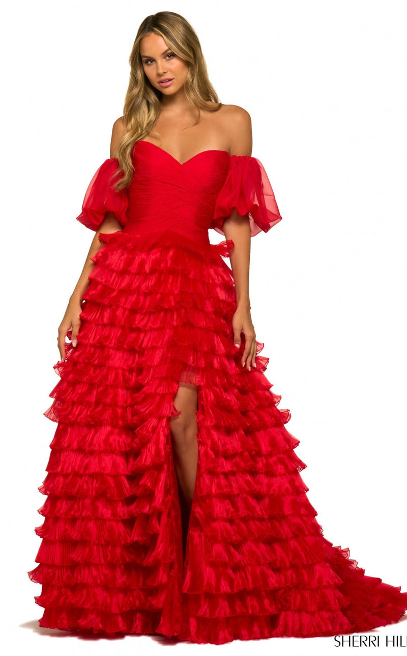 Sherri Hill 55428 Red