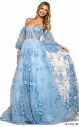 Sherri Hill 55436 Light Blue