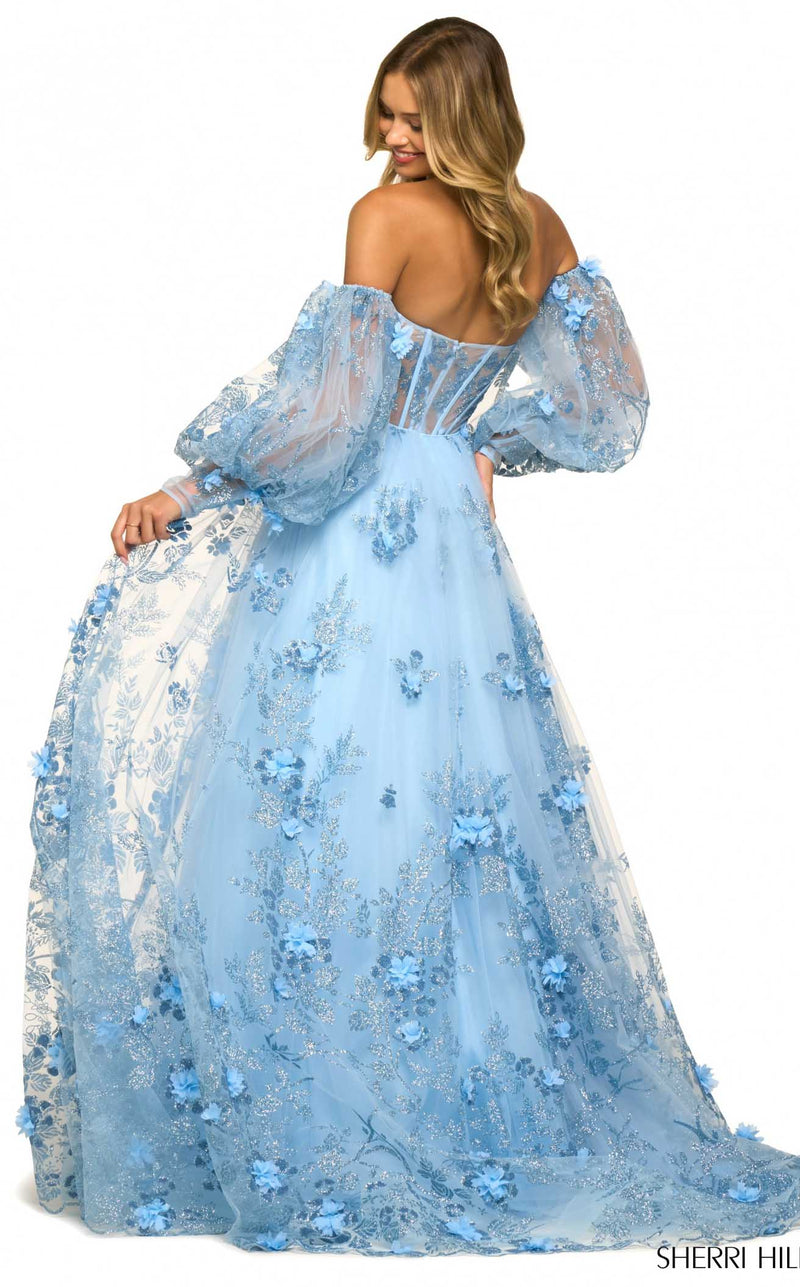Sherri Hill 55436 Light Blue