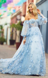 Sherri Hill 55436 Light Blue