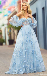 Sherri Hill 55436 Light Blue