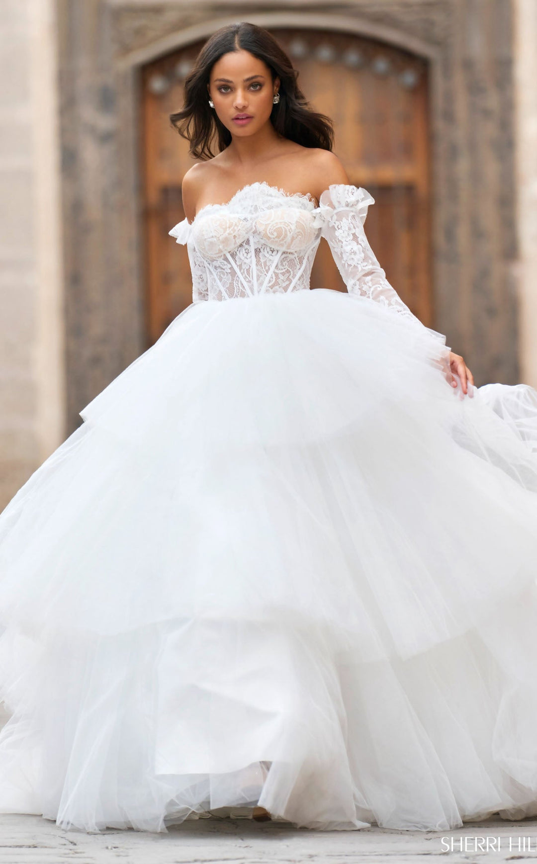 Sherri Hill 55437 Ivory