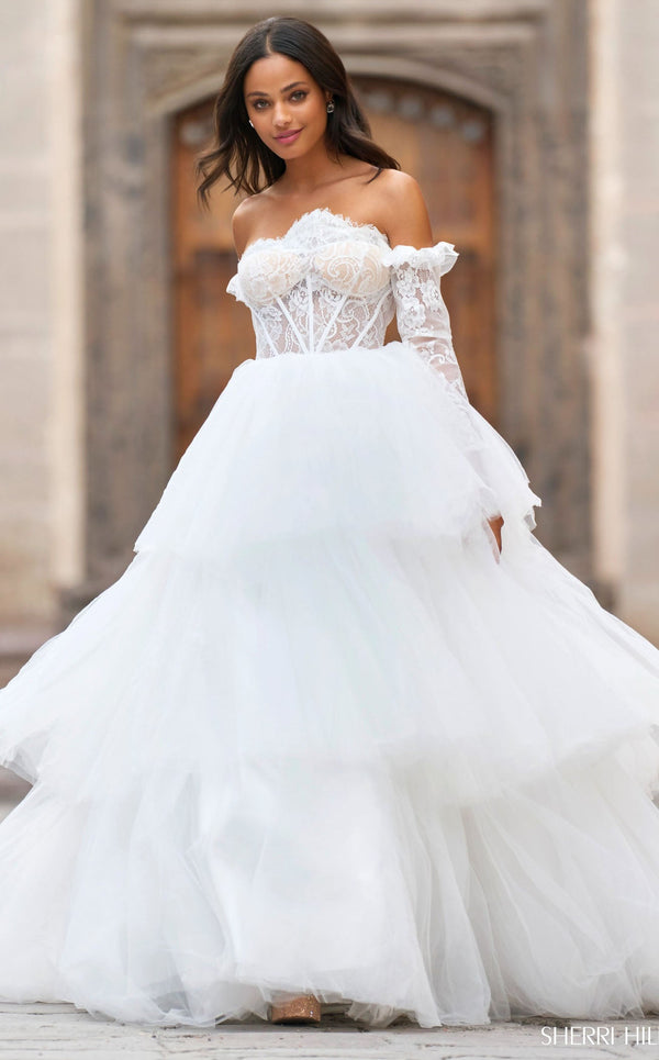 Sherri Hill 55437 Ivory