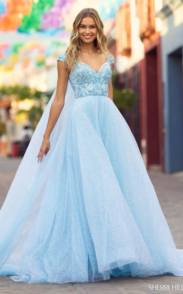 Sherri Hill 55451 Light Blue