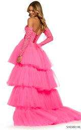 Sherri Hill 55453 Bright Fuchsia