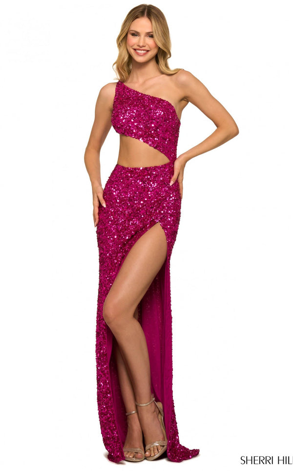 Sherri Hill 55456 Bright Fuchsia
