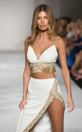 Sherri Hill 55457 Ivory/Gold