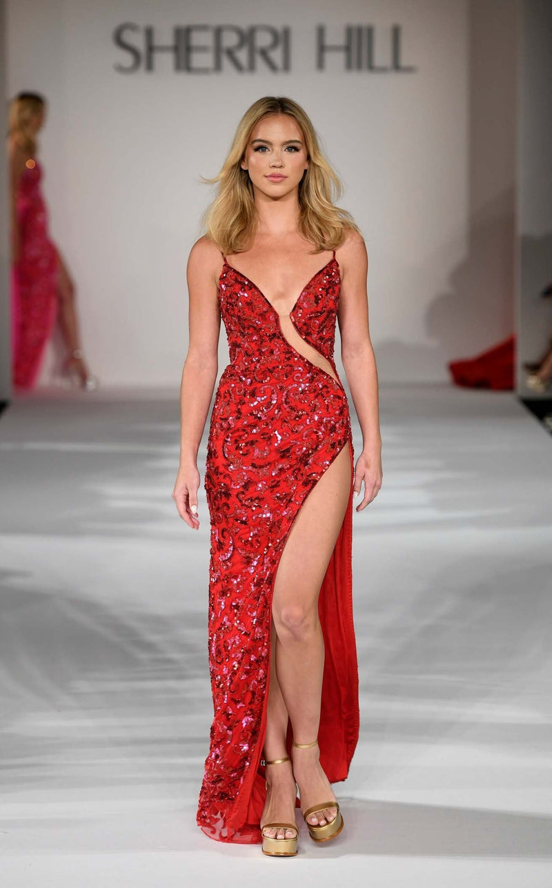 Sherri Hill 55458 Red