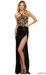 Sherri Hill 55466 Black/Gold