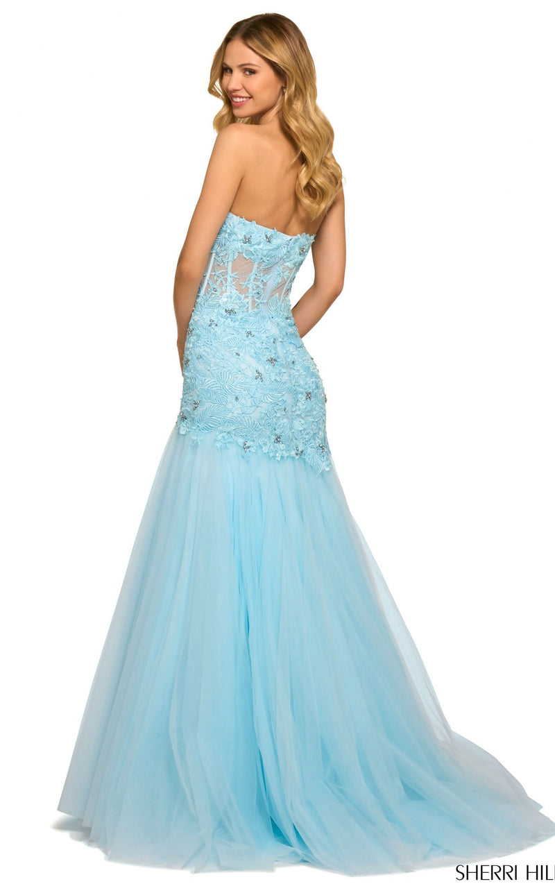 Sherri Hill 55488 Light Blue