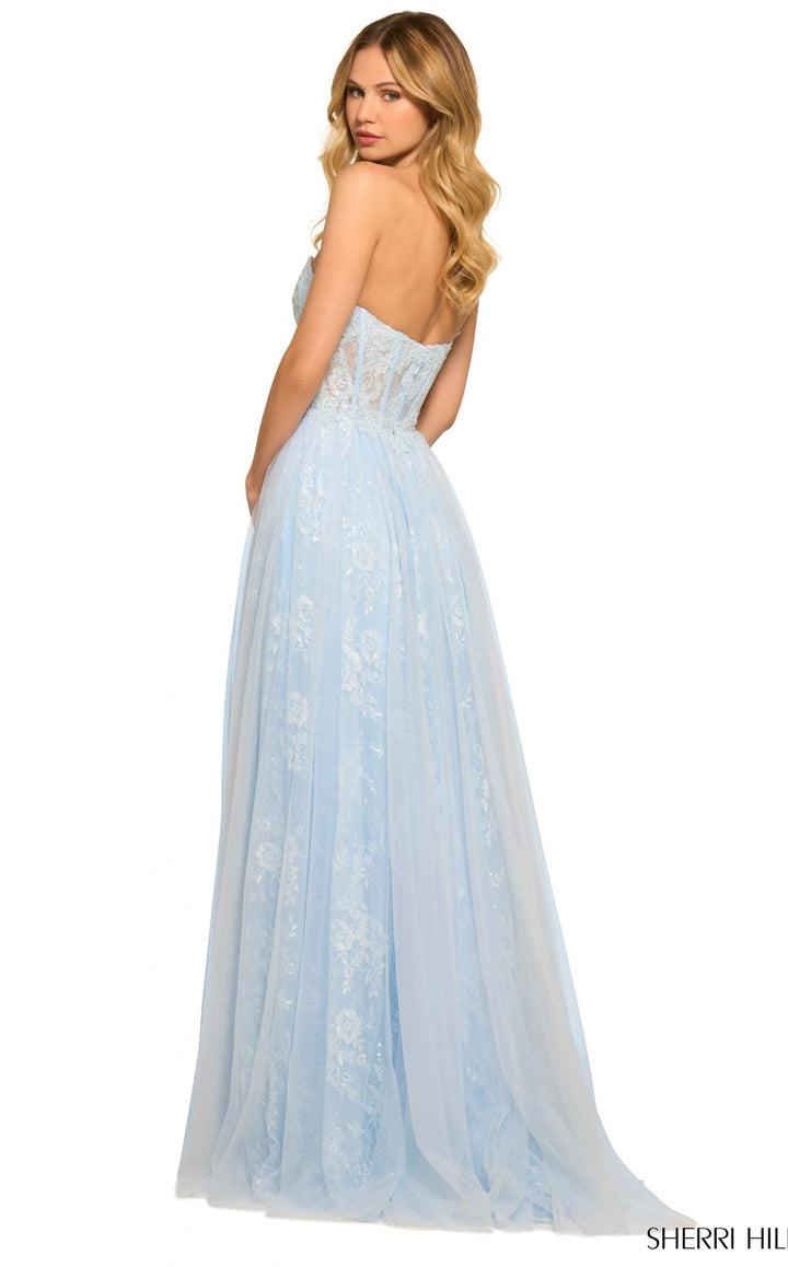 Sherri Hill 55489 Light Blue