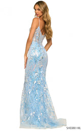 Sherri Hill 55502 Light Blue