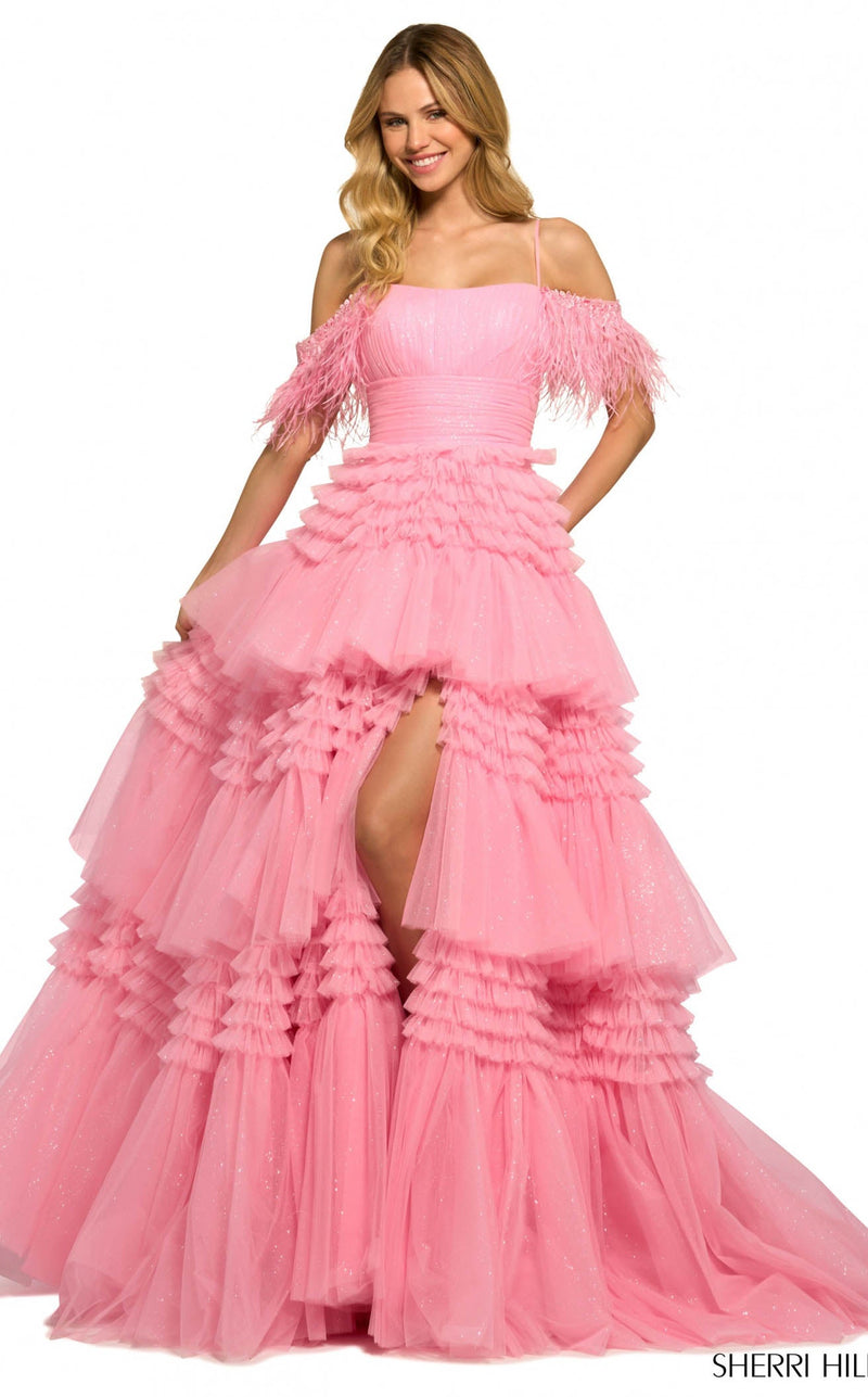 Sherri Hill 55507 Hot Pink