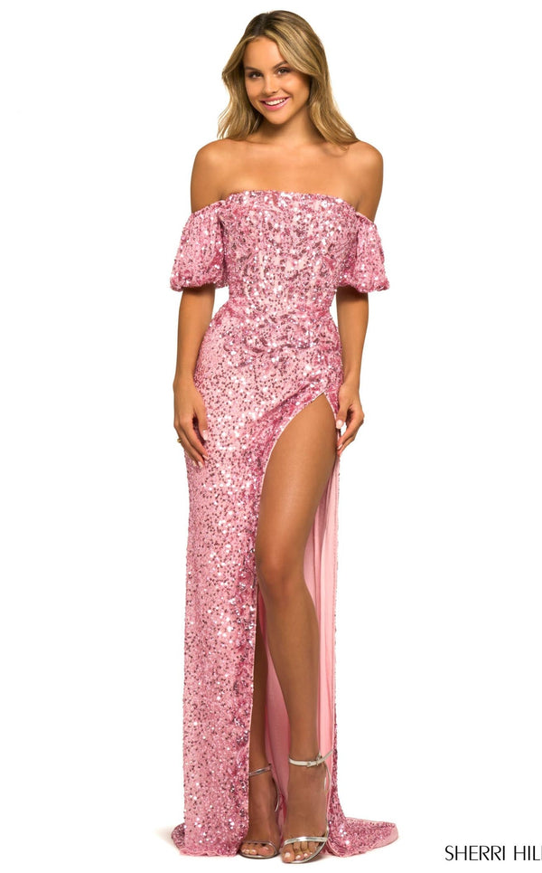 Sherri Hill 55516 Light Pink