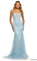 Sherri Hill 55526 Light Blue