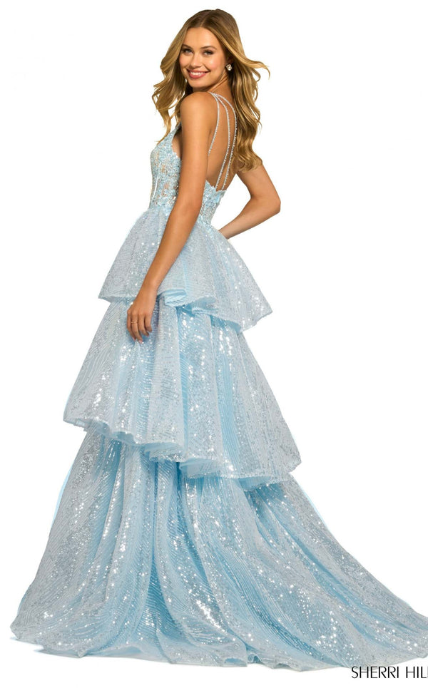 Sherri Hill 55527 Light Blue