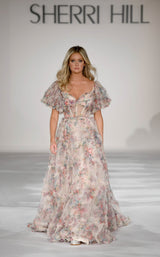Sherri Hill 55541 Blush-Print