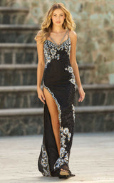 Sherri Hill 55550 Black Multi