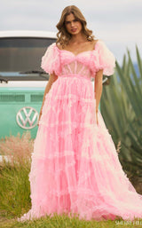 Sherri Hill 55558 Candy Pink