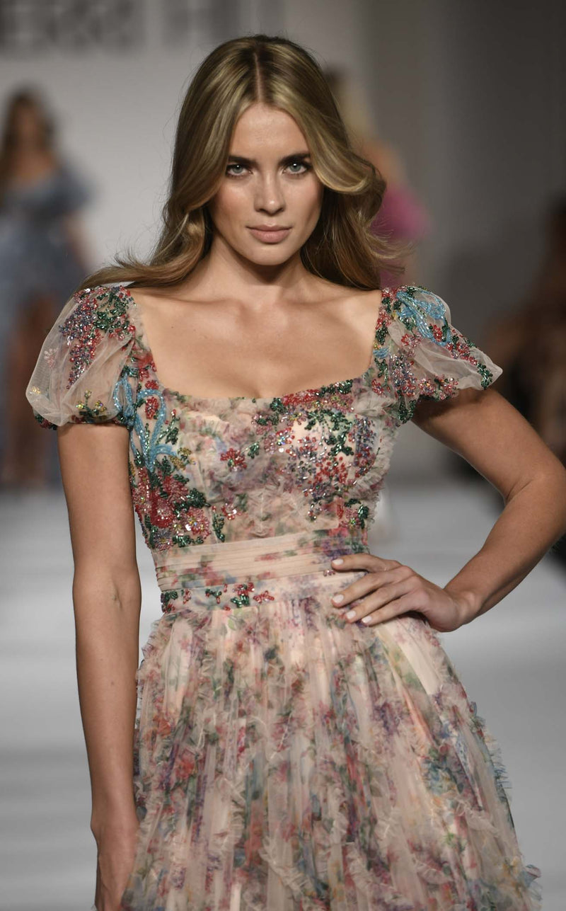 Sherri Hill 55560 Blush-Print
