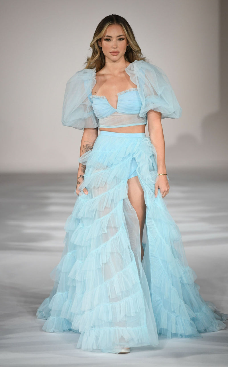 Sherri Hill 55591 Prom Dress - Light Blue | NewYorkDress Sherri Hill 55591 Prom Dress - Light Blue | NewYorkDress