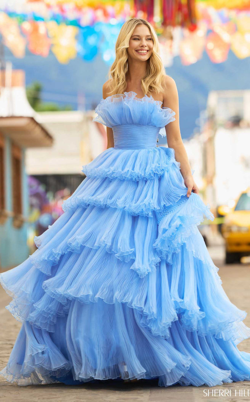 Sherri Hill 55594 Periwinkle